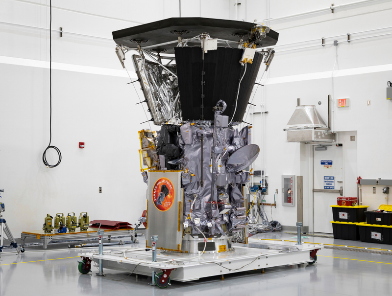The Parker Solar Probe after the installation of its heat shield.